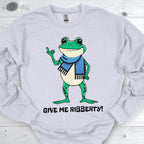 Give Me Ribberty Portland Frog Protest Sweatshirt