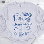Nantifa Democracy Doodle Sweatshirt