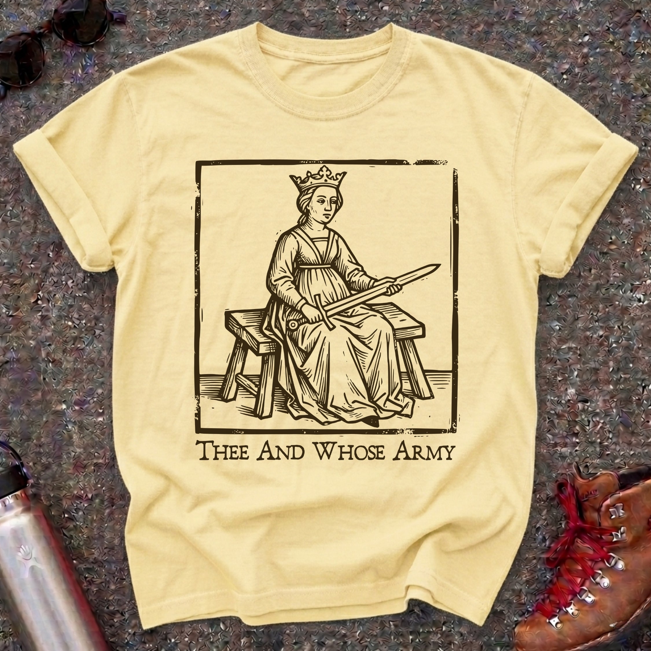 Funny Medieval Queen Feminist Shirt