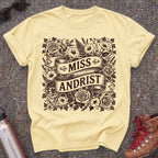 Vintage Floral Misandrist Feminist TShirt