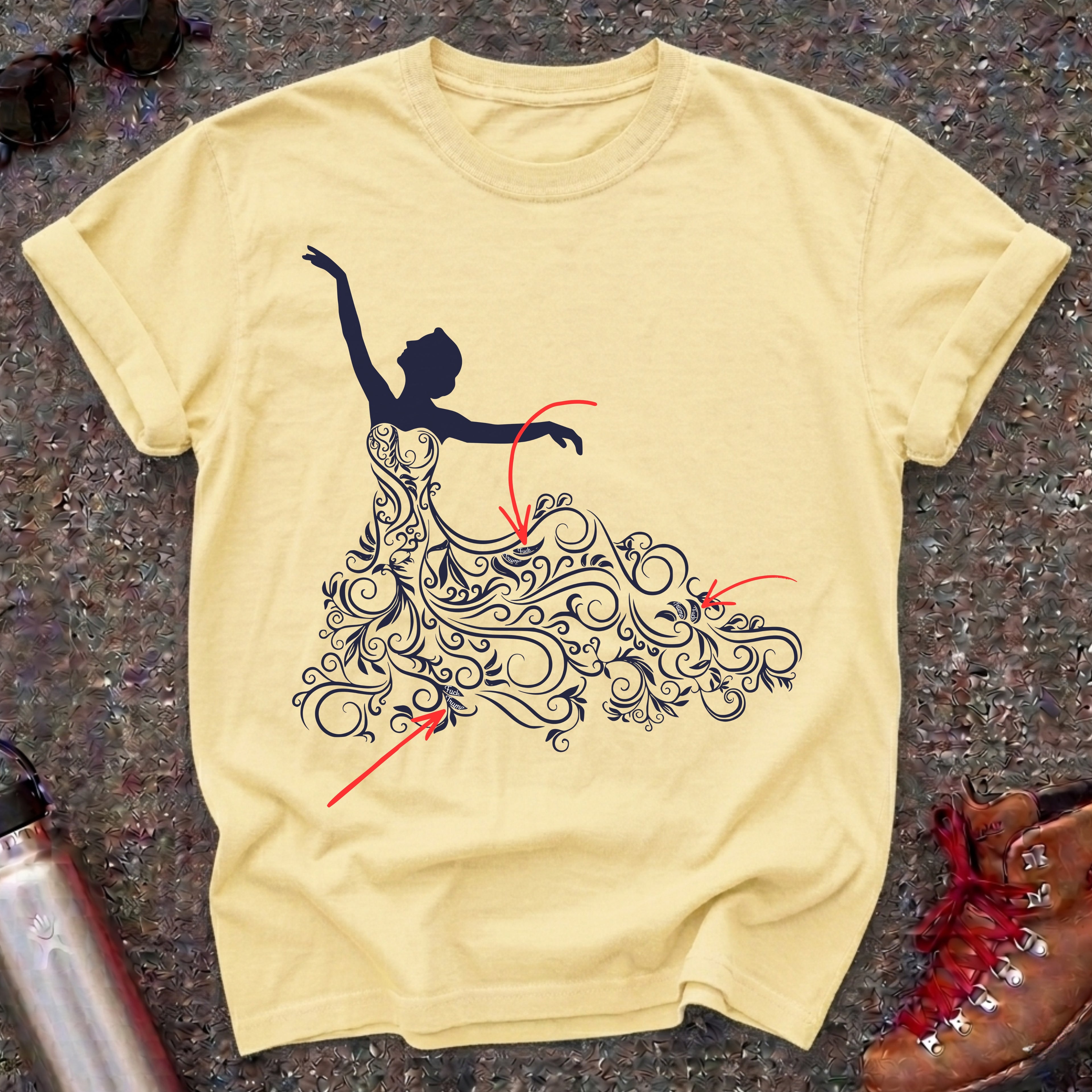 Hidden Message Silhouette Shirt