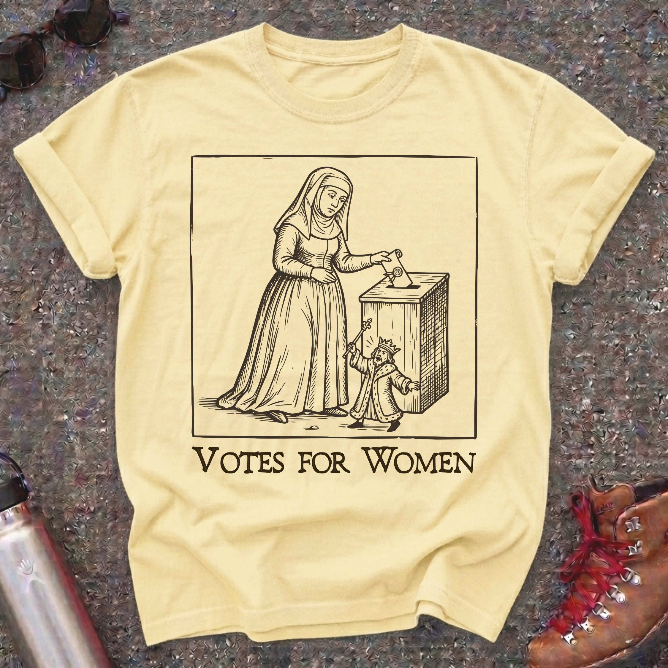 Votes For Women Medieval Feminist Tshirt