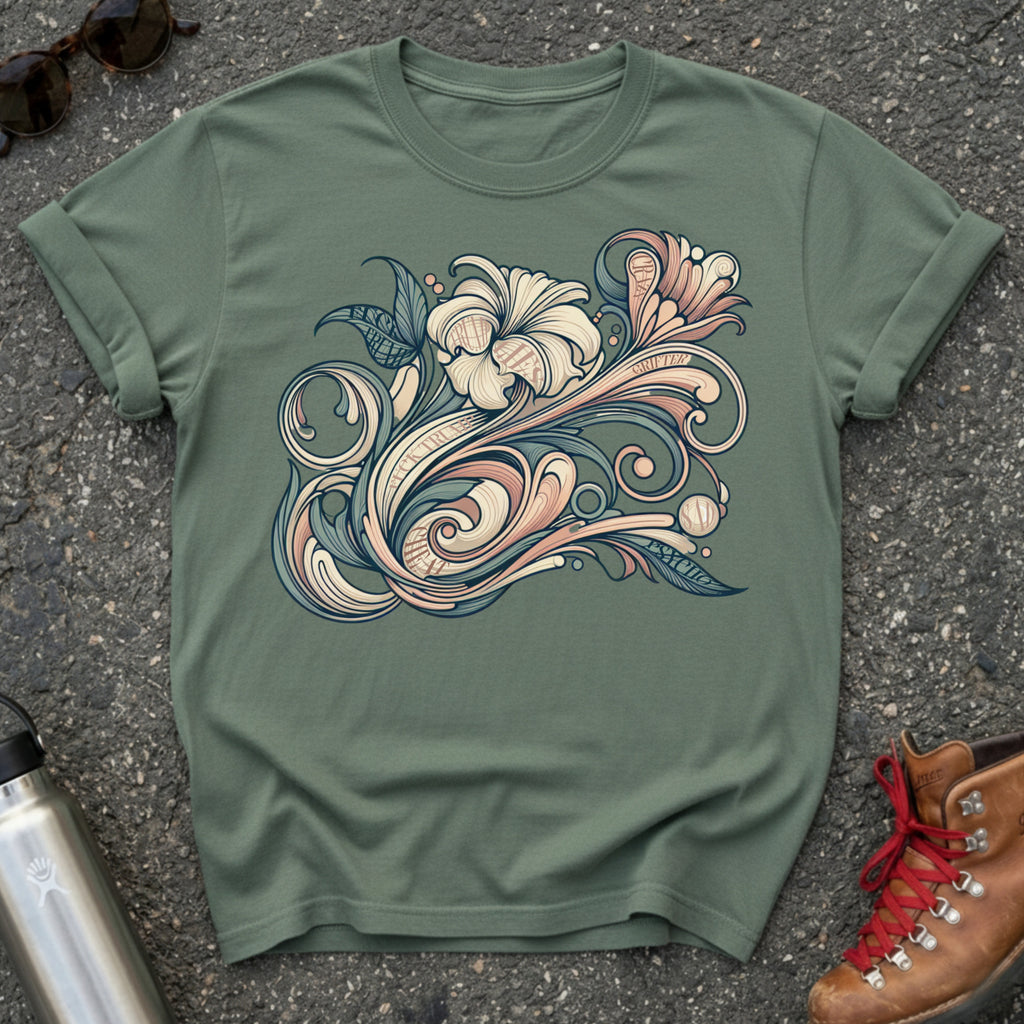 Hidden Message Botanical Protest Shirt