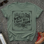 Vintage Apothecary Raise Hell Feminist T Shirt