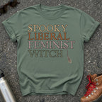 Spooky Liberal Feminist Witch Shirt