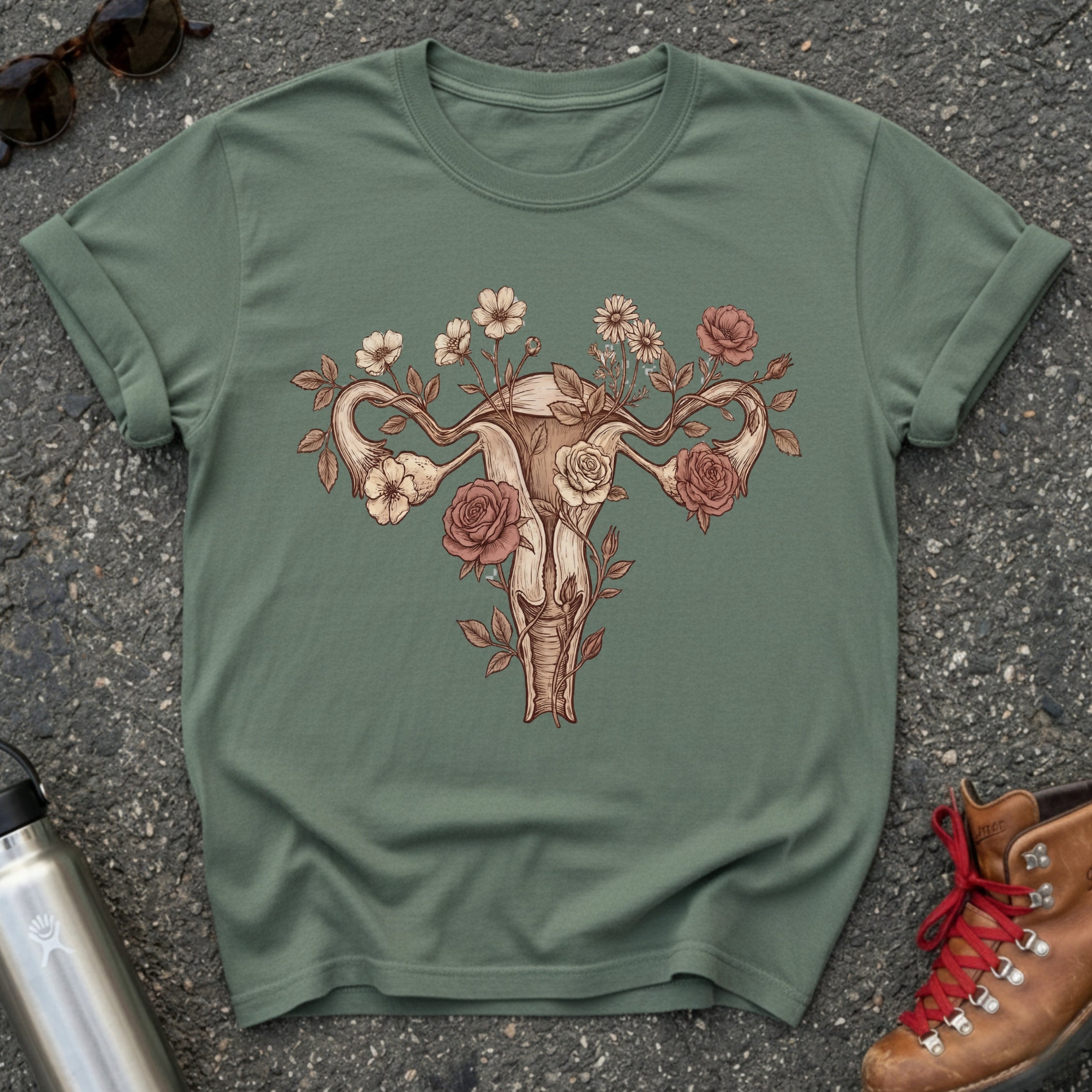 Feminist Botanical Anatomy Shirt