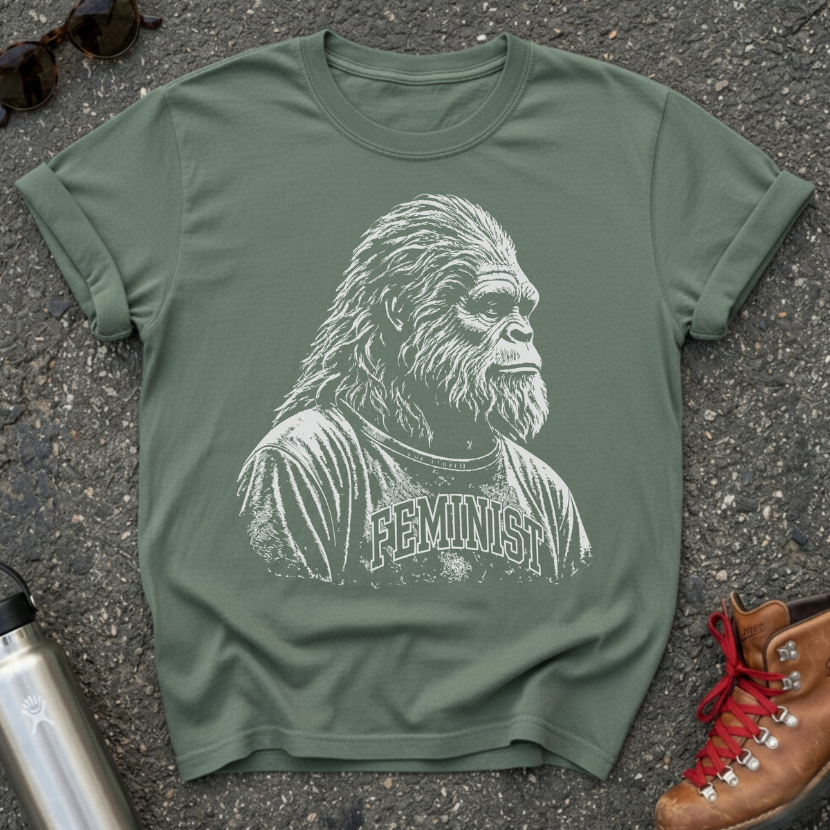 Feminist Bigfoot Shirt