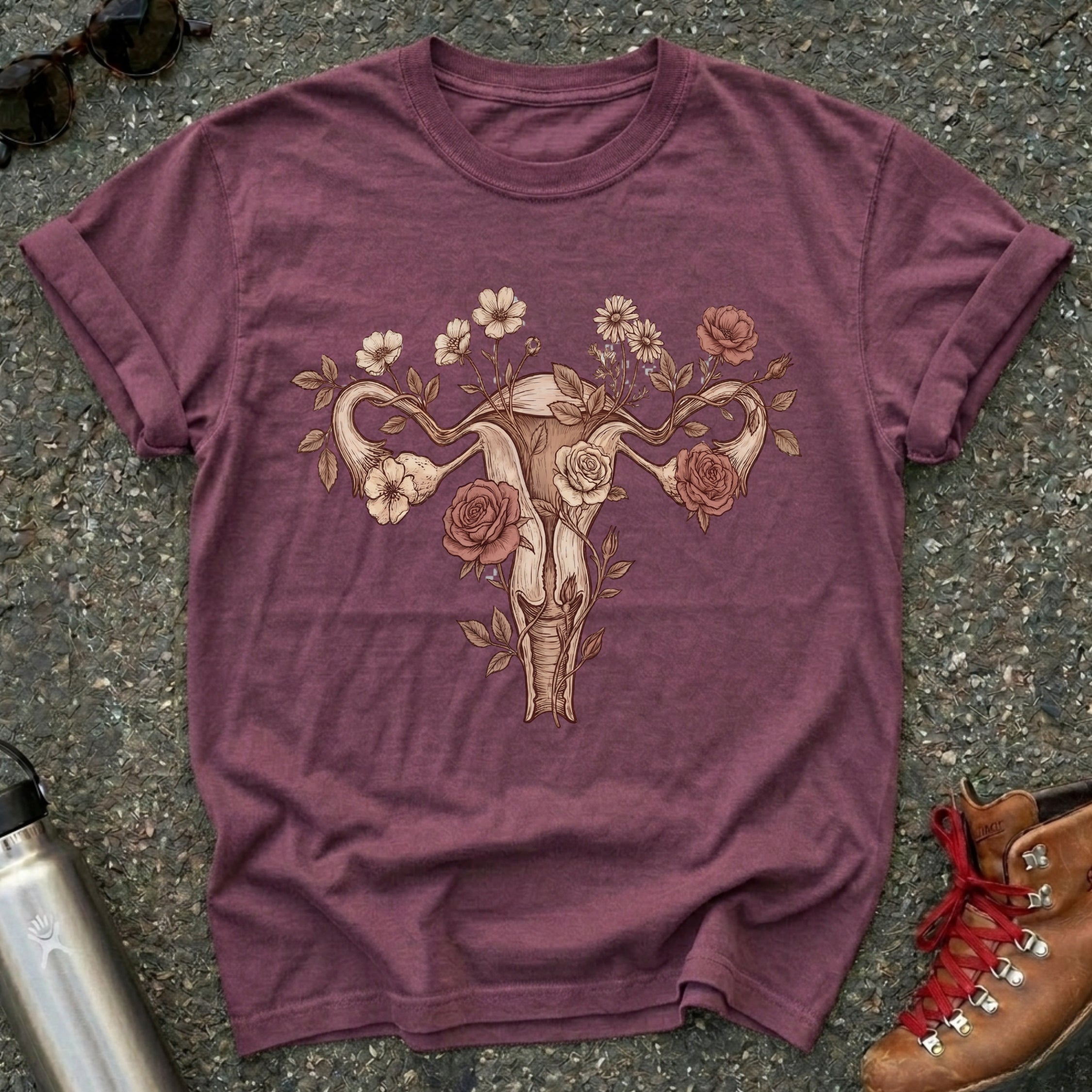 Feminist Botanical Anatomy Shirt