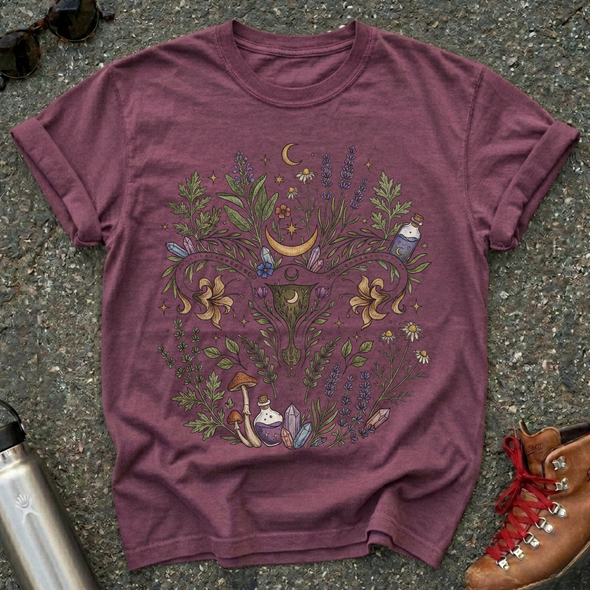 Sacred Apothecary Green Witch Tshirt