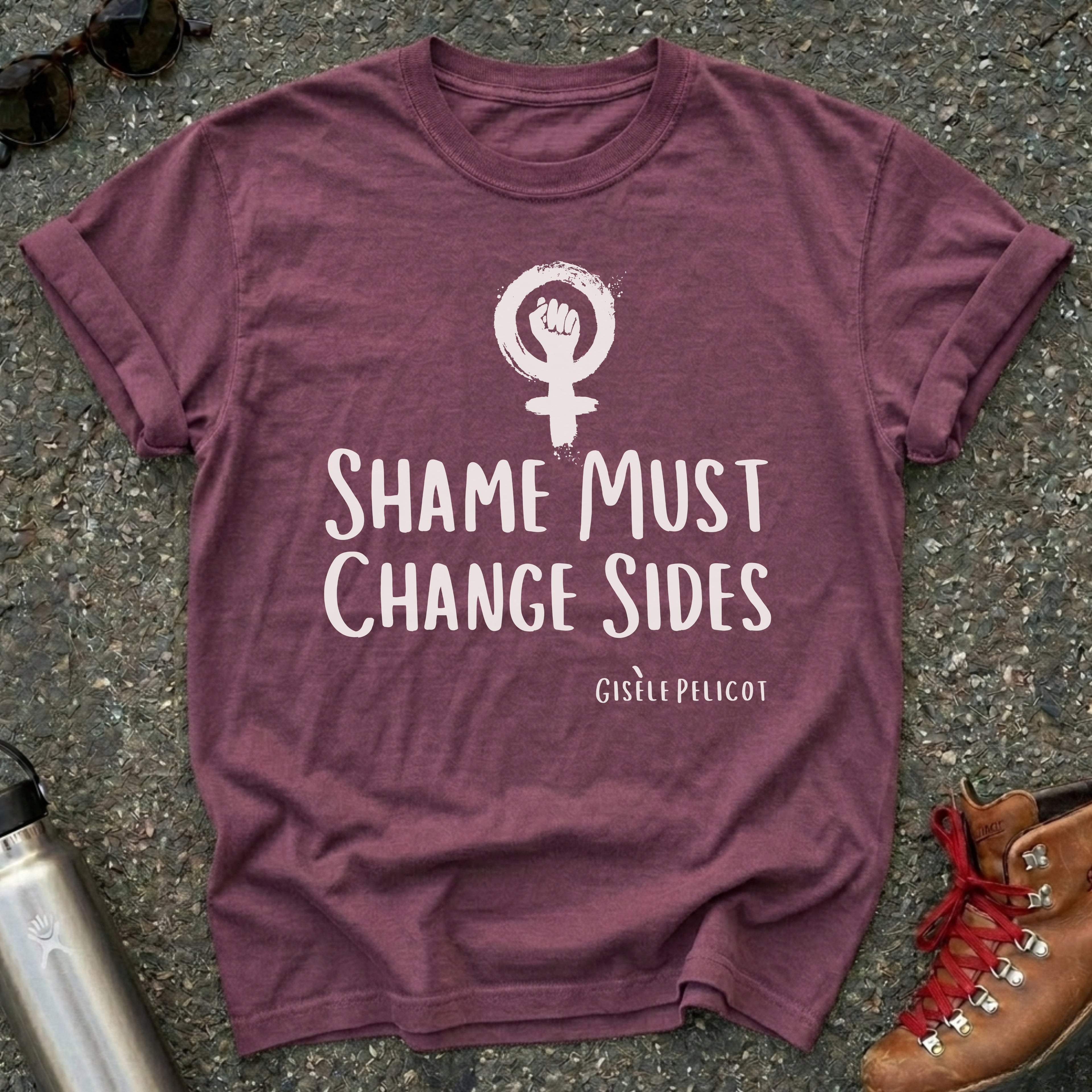 Shame Must Change Sides Women's Rights Shirt