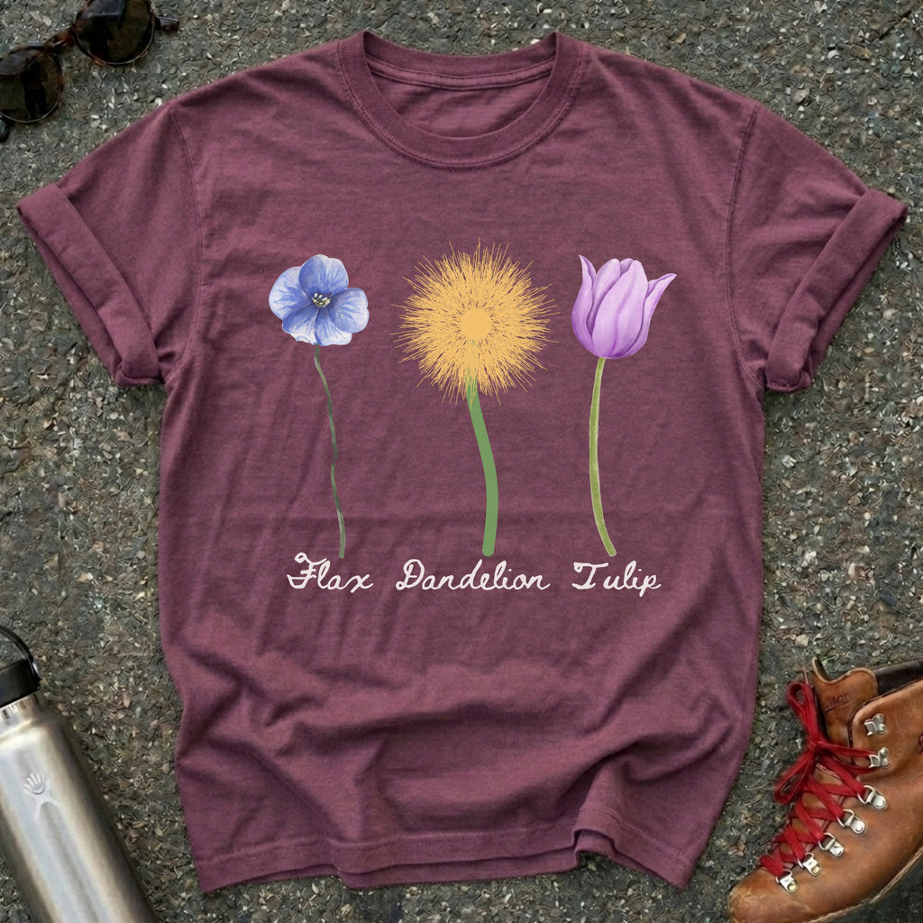 Flax Dandelion Tulip Anti-Trump Shirt