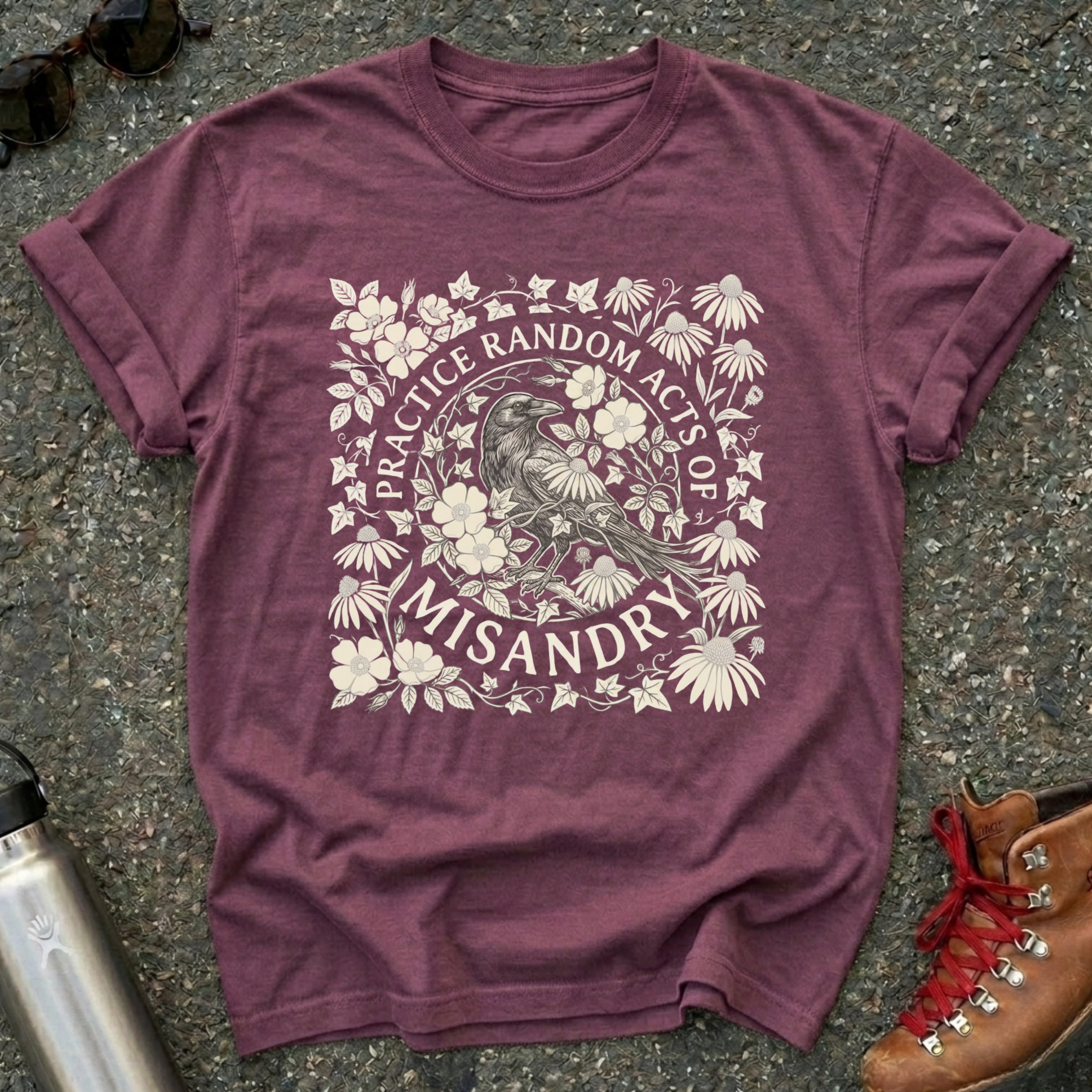 Feminist Crow Misandry Shirt