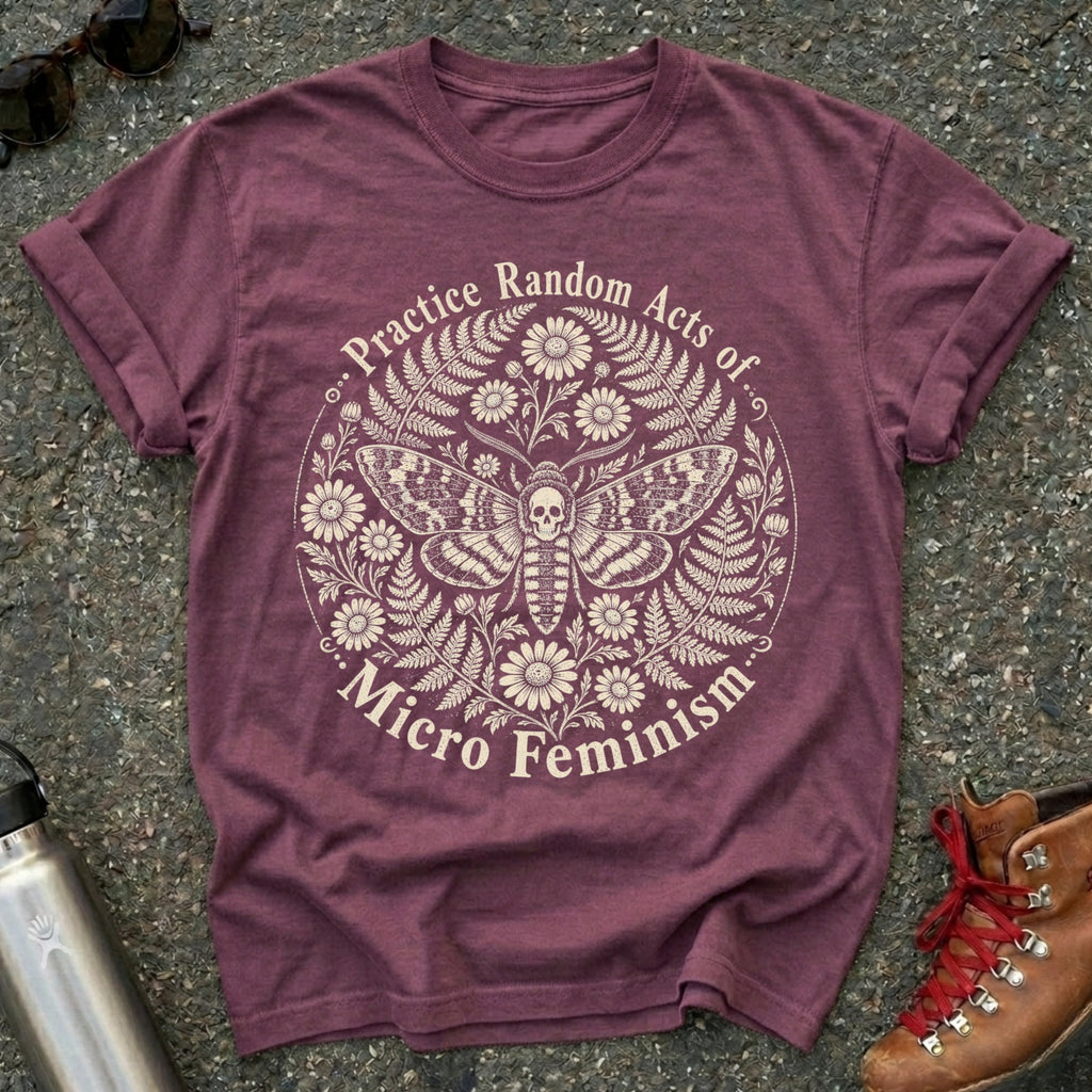 Feminist Death Head Moth Shirt