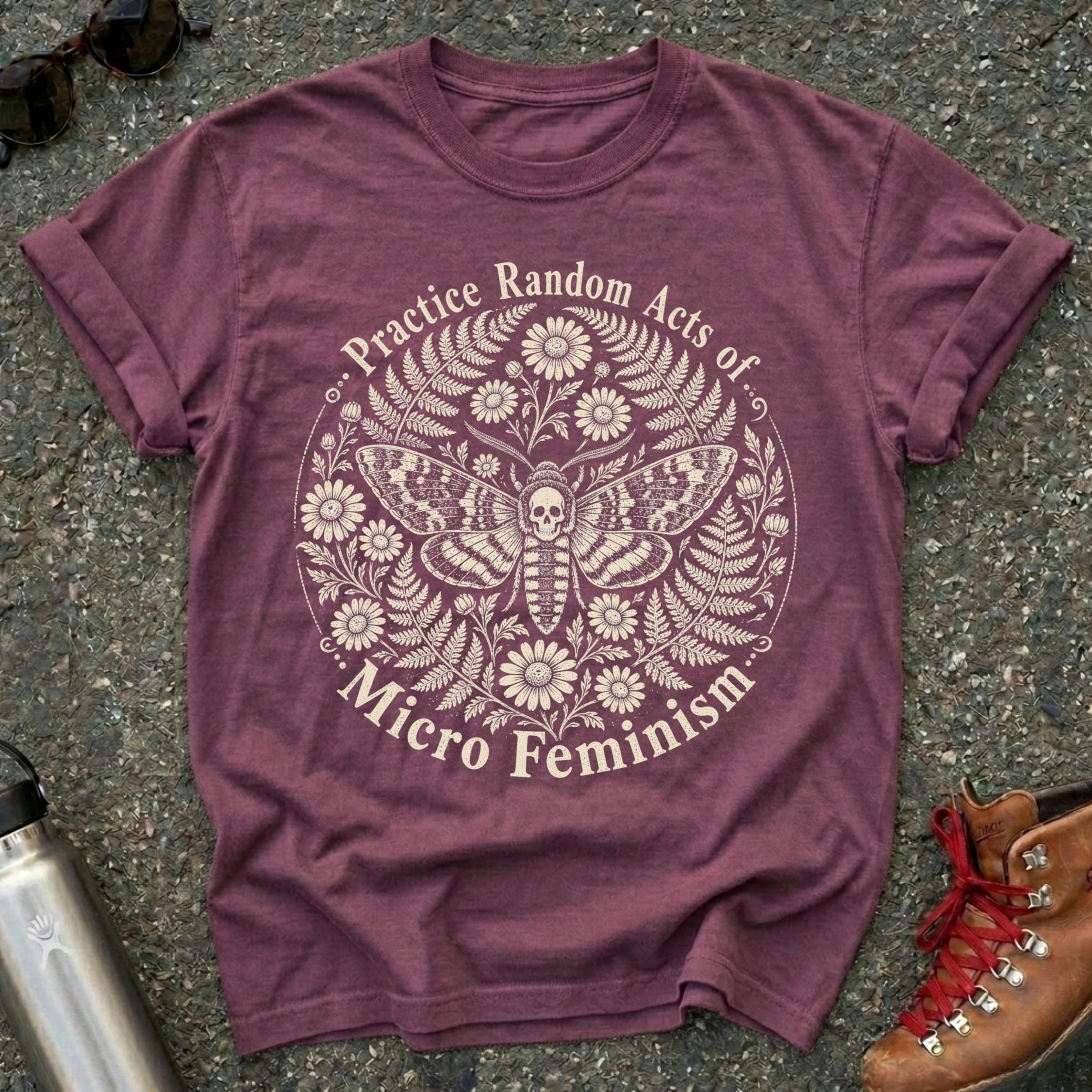 Feminist Death Head Moth Shirt