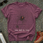 Girls Will Be Girls Black Widow Shirt