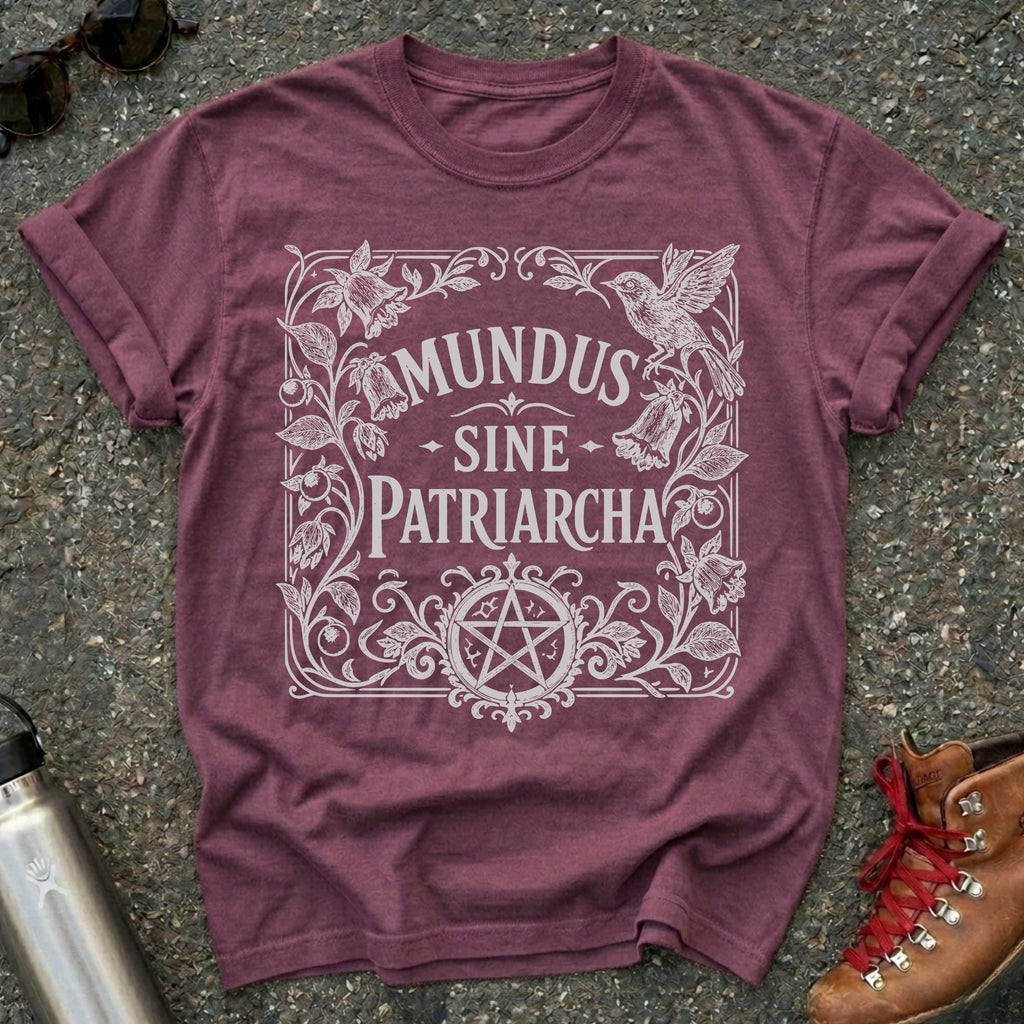 Feminist Mundus Sine Patriarcha Pentacle Shirt