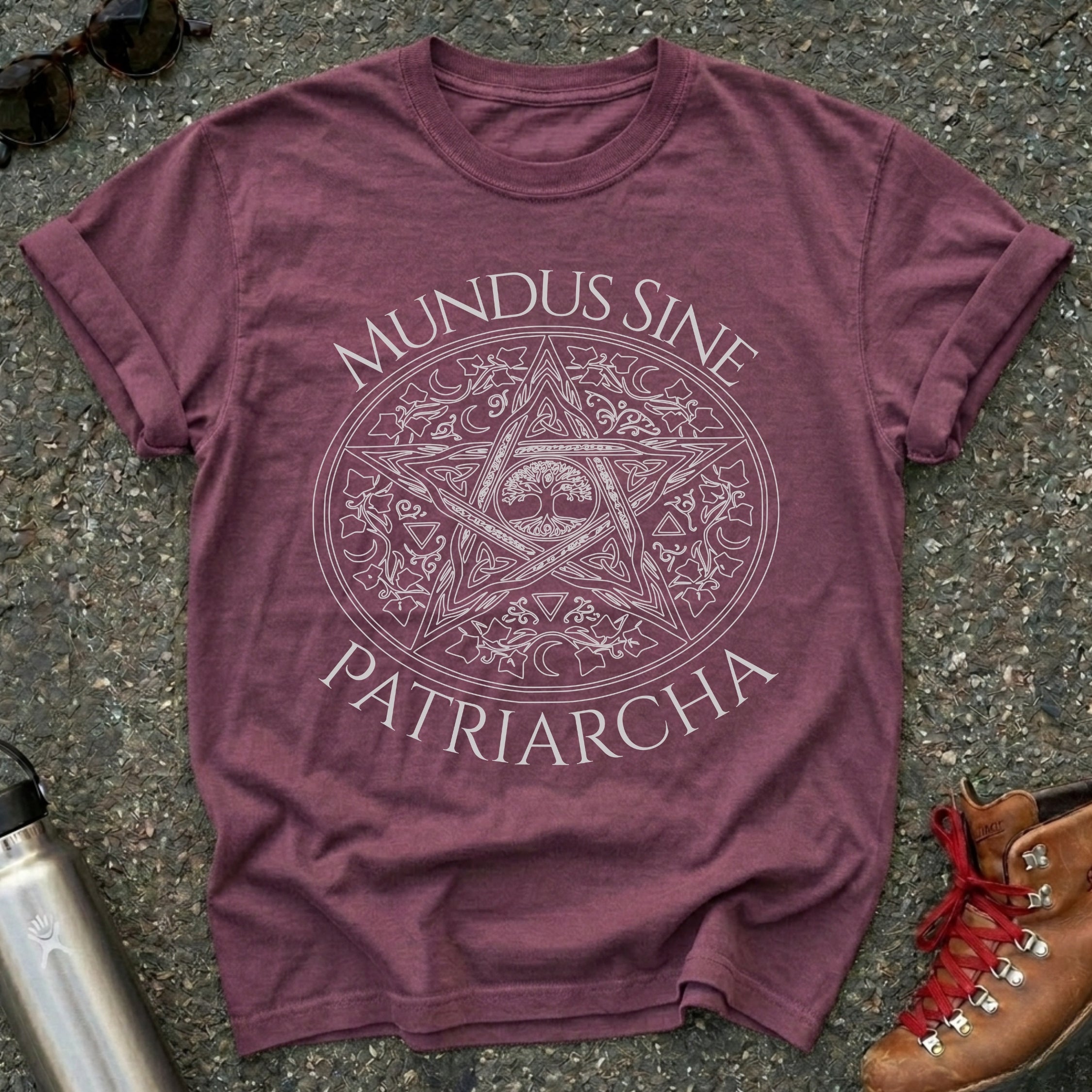Feminist Latin Pentacle Shirt
