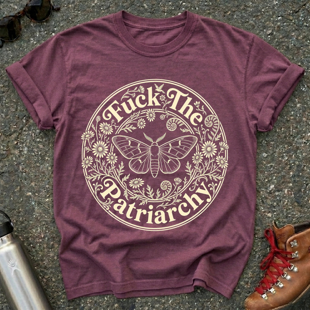 Feminist Moth Botanical Tshirt