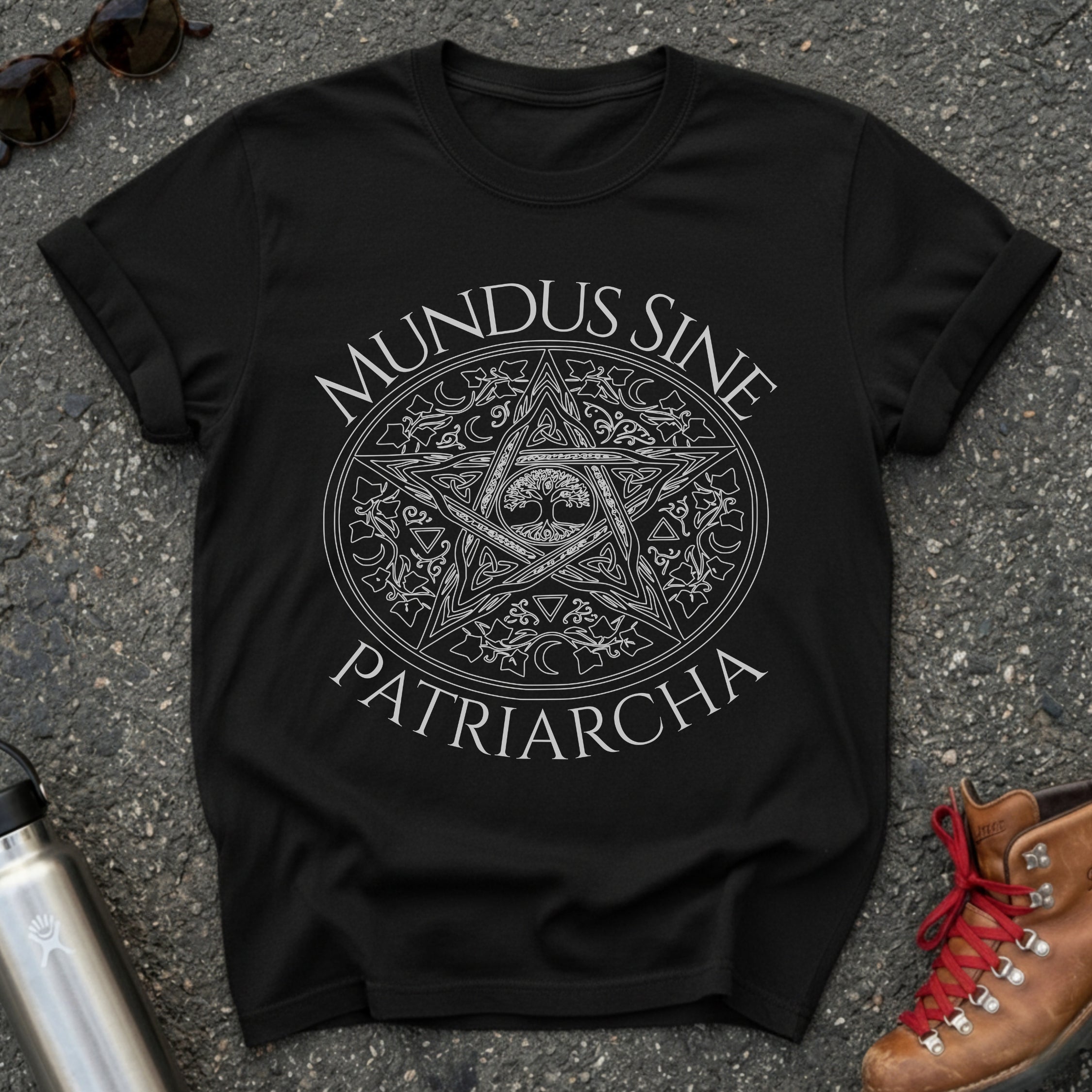 Feminist Latin Pentacle Shirt