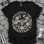 Pollinate The Resistance Bee & Wildflower Graphic T-Shirt