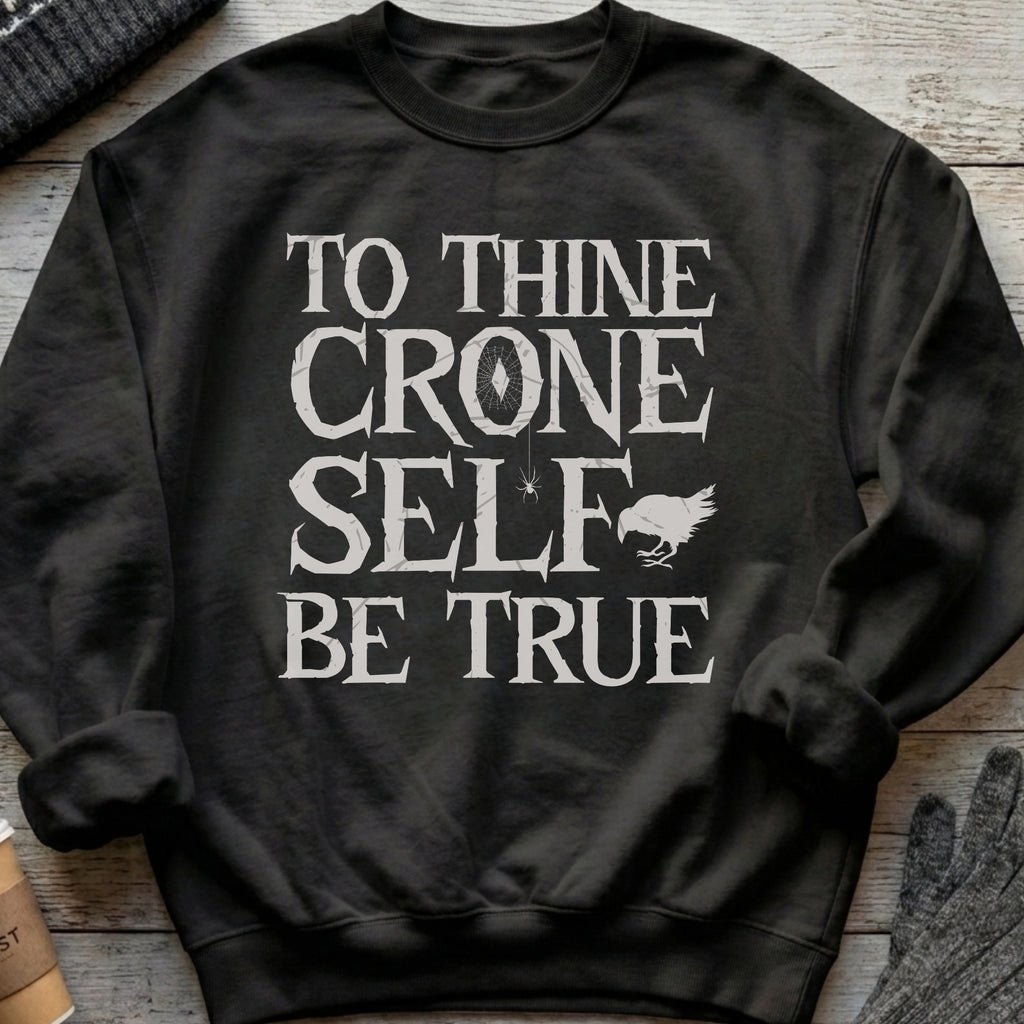To Thine Crone Self Be True Sweatshirt