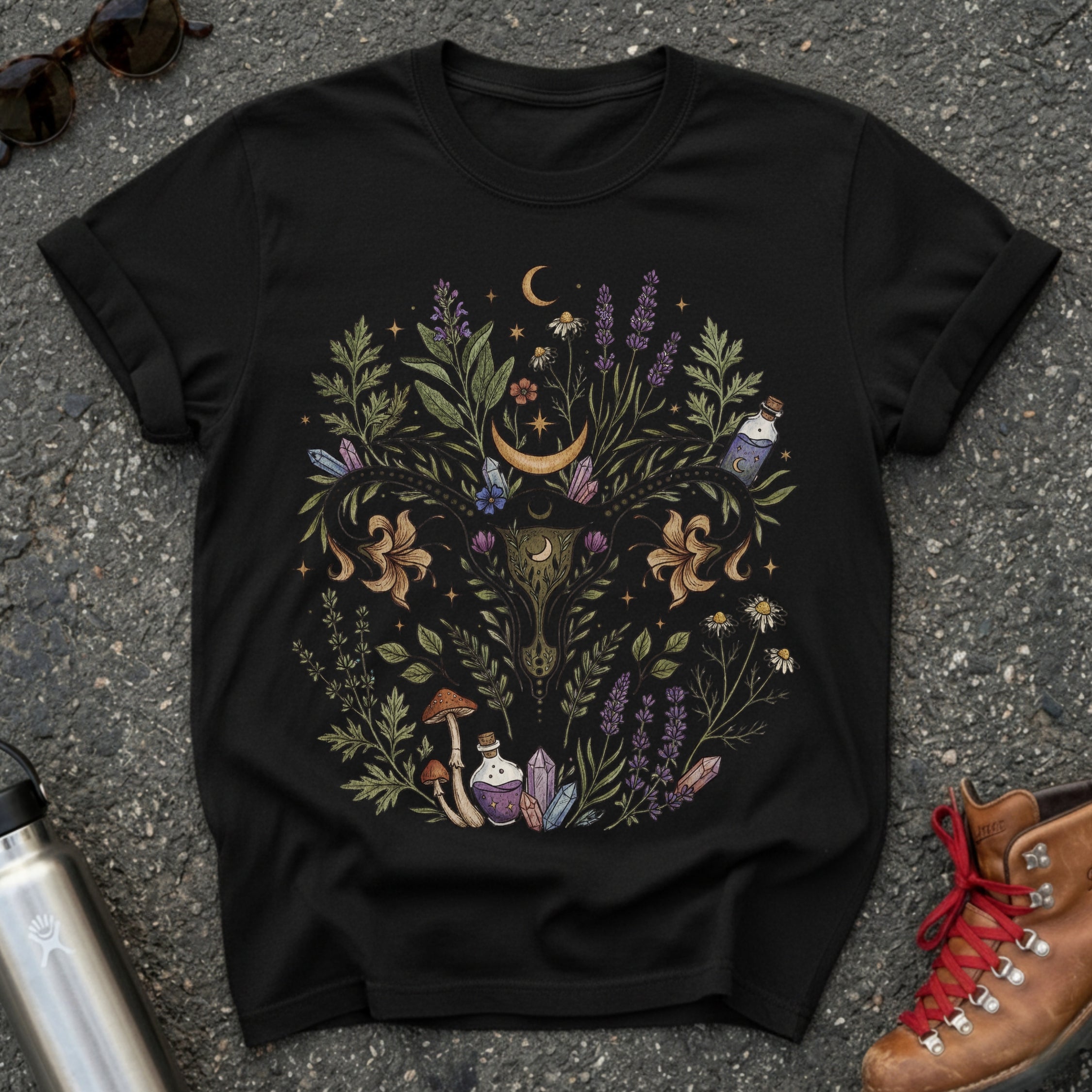Sacred Apothecary Green Witch Tshirt