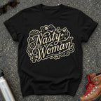 Nasty Woman Floral Feminist T-Shirt
