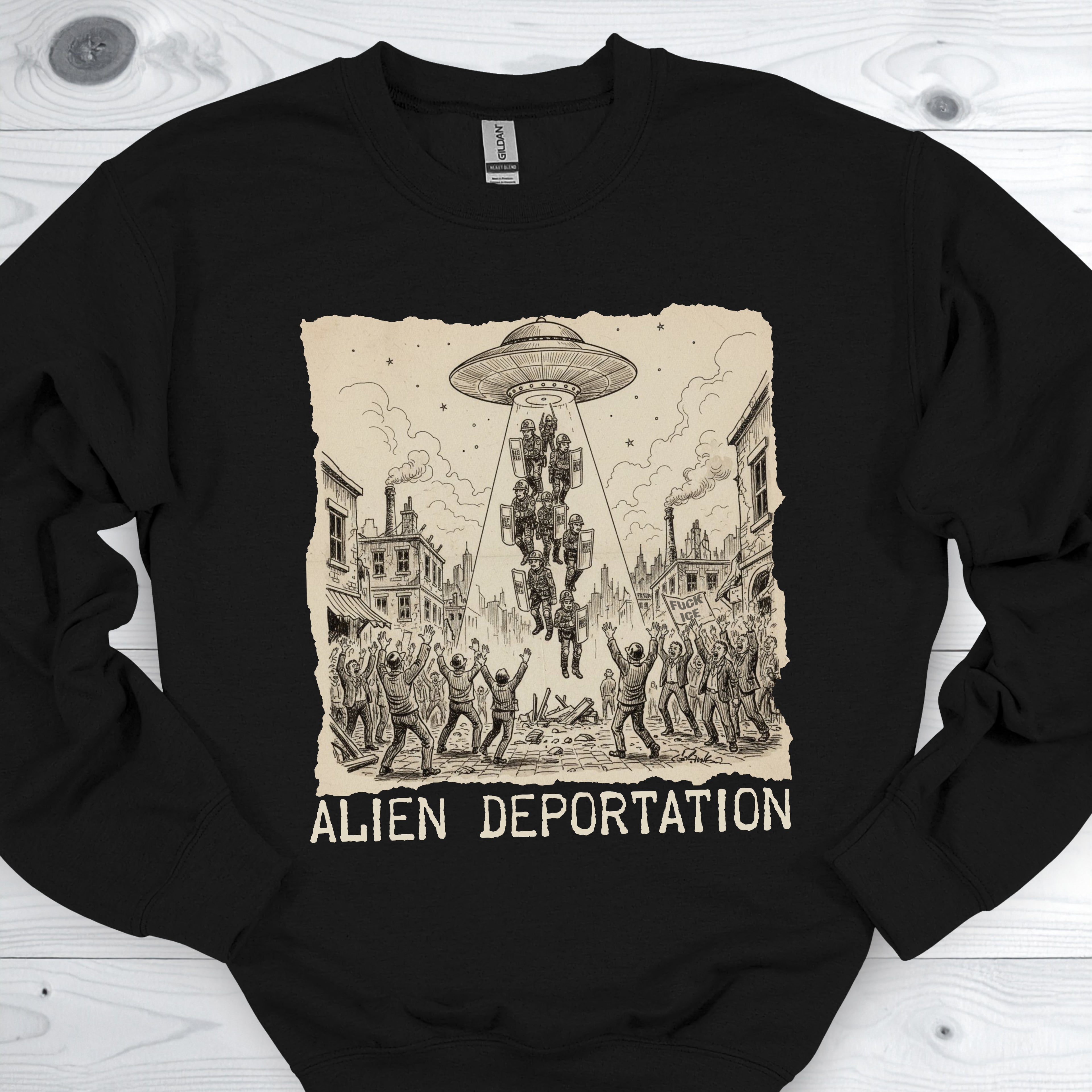 Anti Ice Alien Sweatshirt