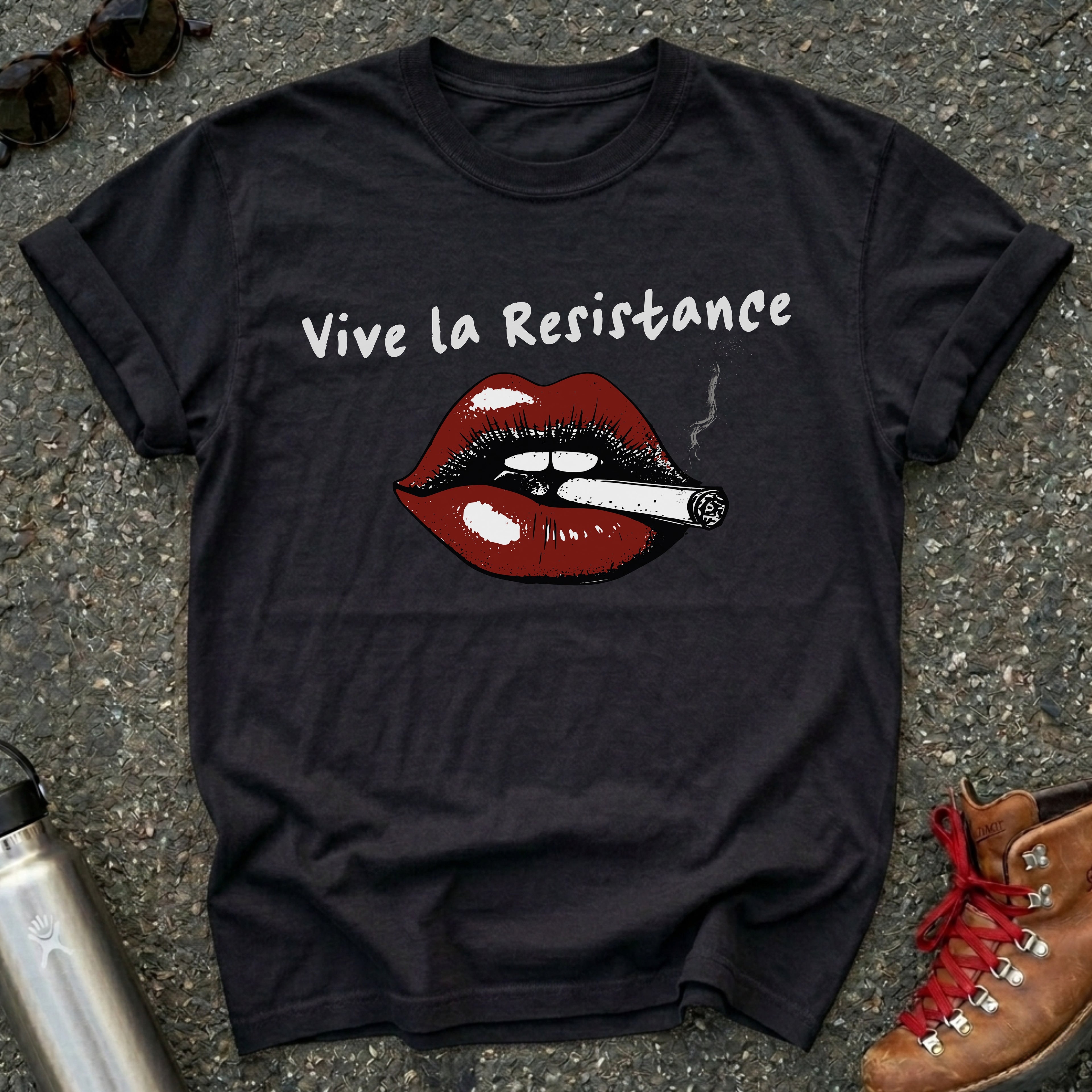 Vive la Resistance Red Lips Shirt