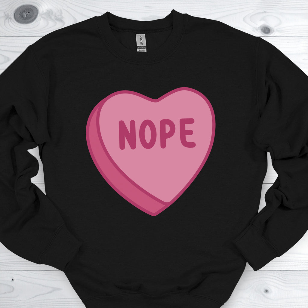 Anti Valentines Day Conversation Heart Sweatshirt