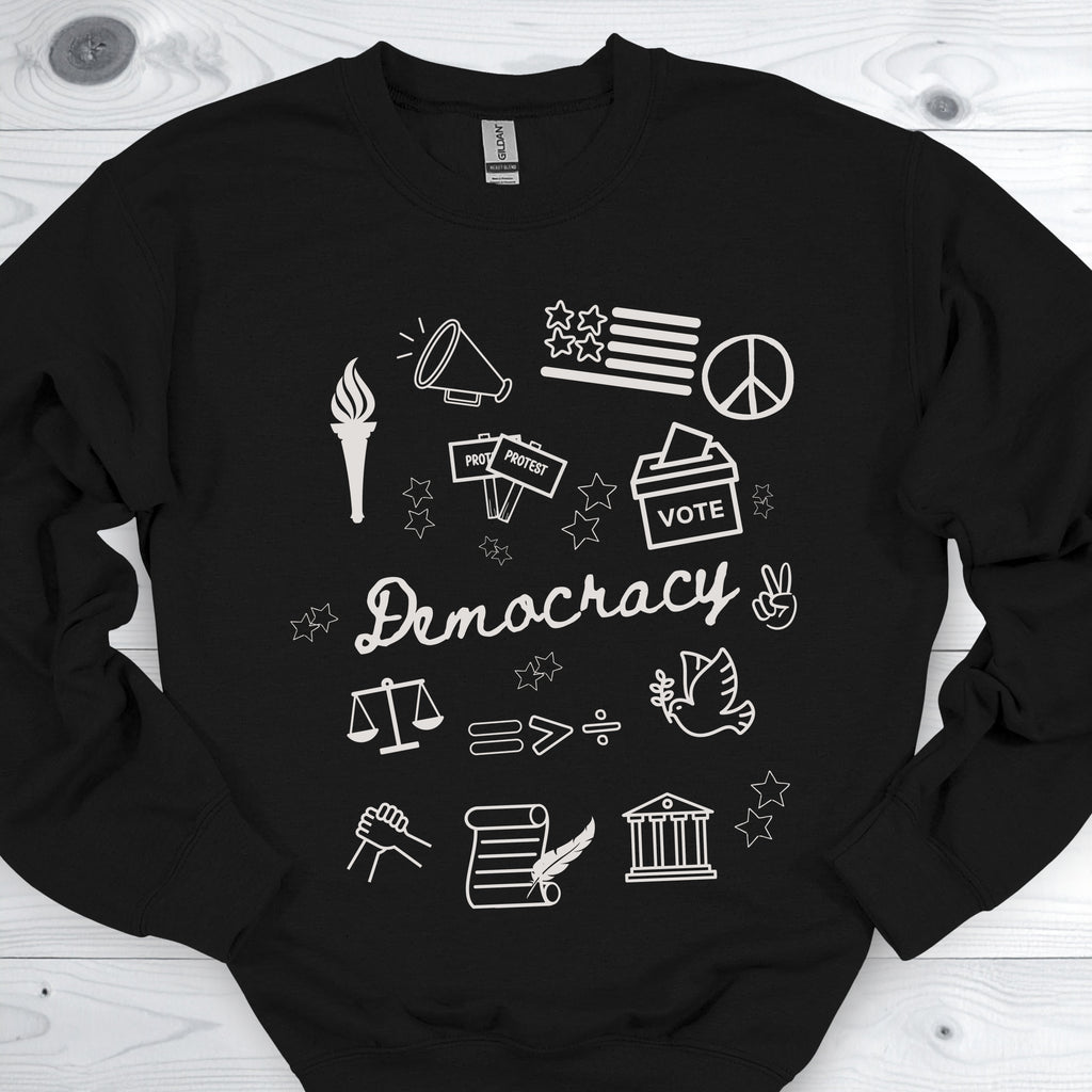 Nantifa Democracy Doodle Sweatshirt