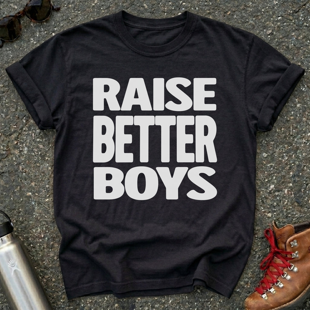 Raise Better Boys Feminist Shirt