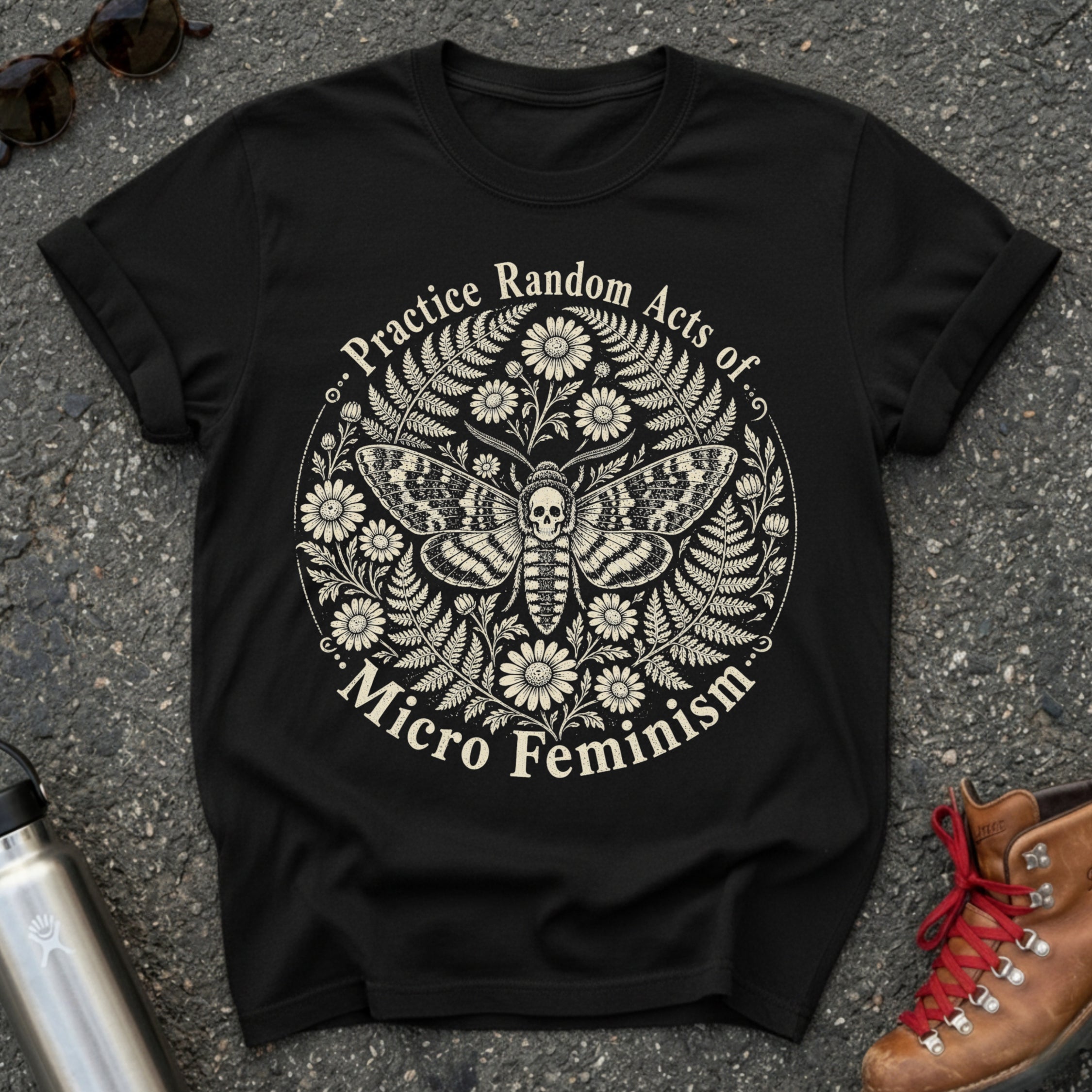 Feminist Death Head Moth Shirt