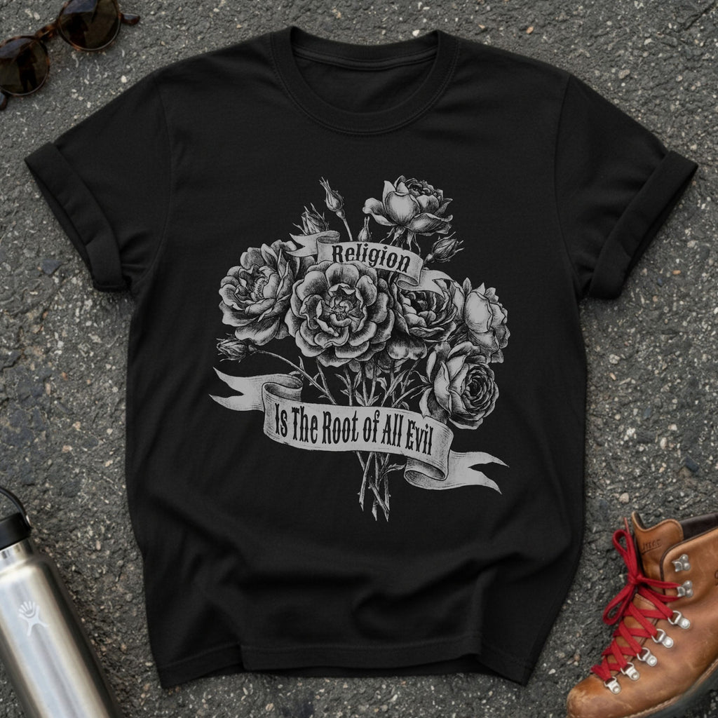 Atheist Rose Graphic Shirt