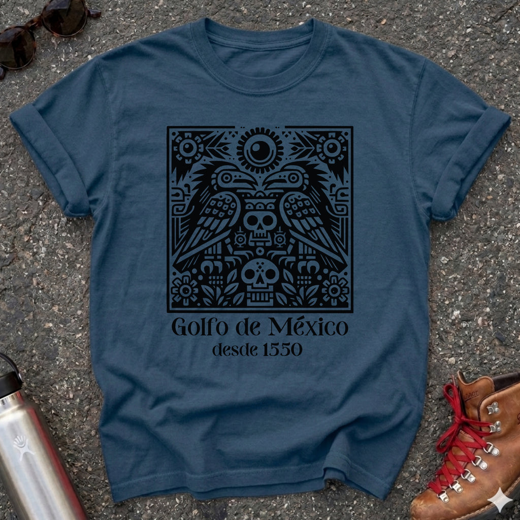 Gulf of Mexico Aztec Crows Shirt