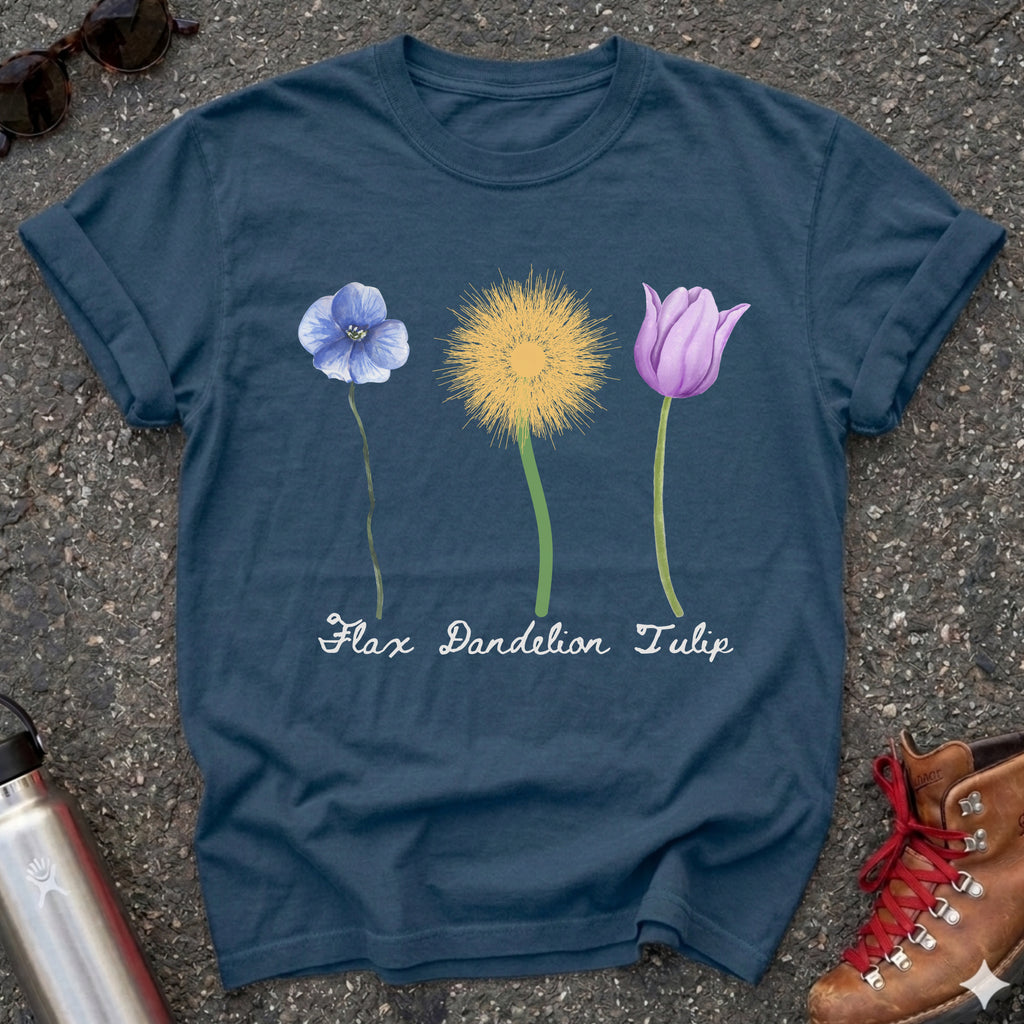 Flax Dandelion Tulip Anti-Trump Shirt