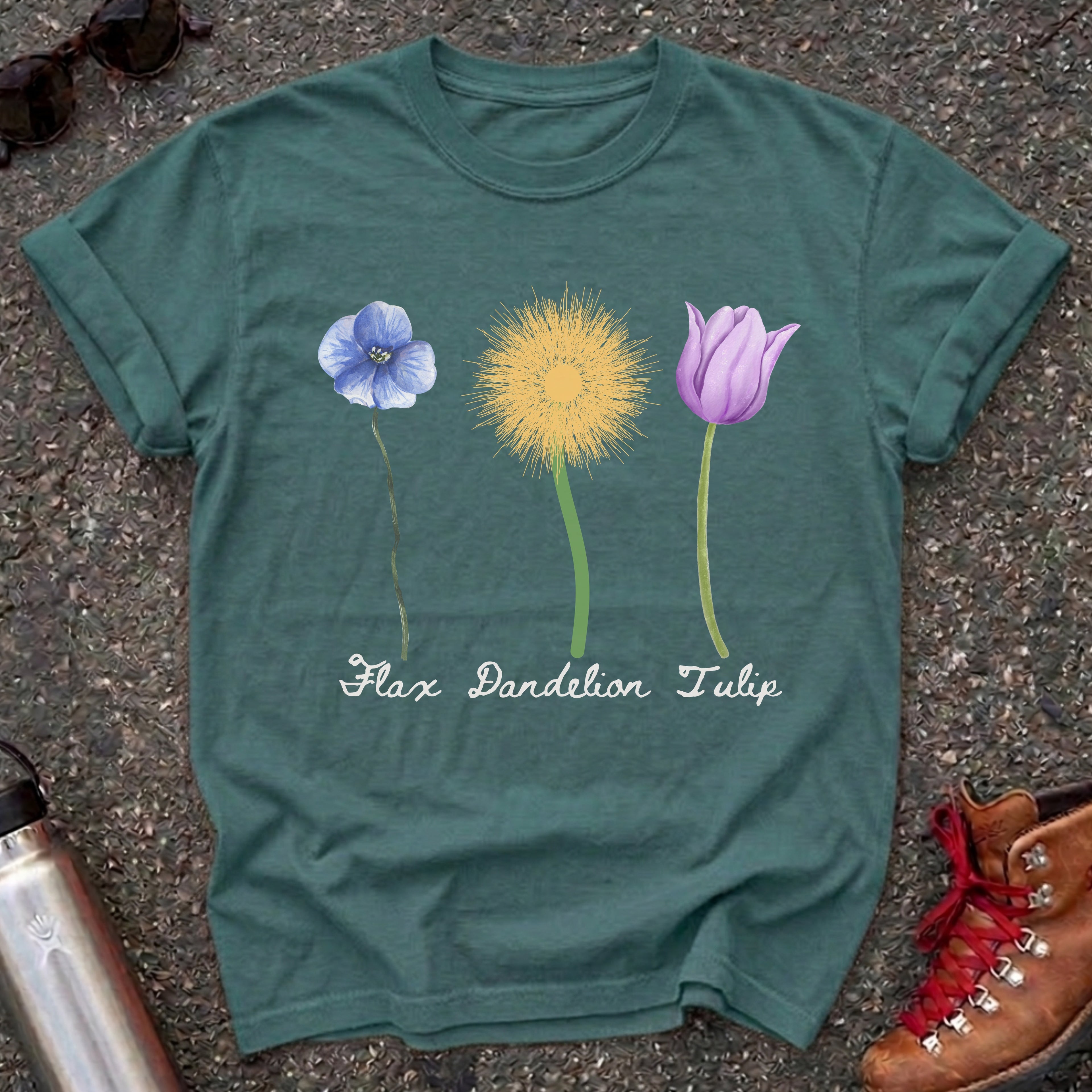 Flax Dandelion Tulip Anti-Trump Shirt