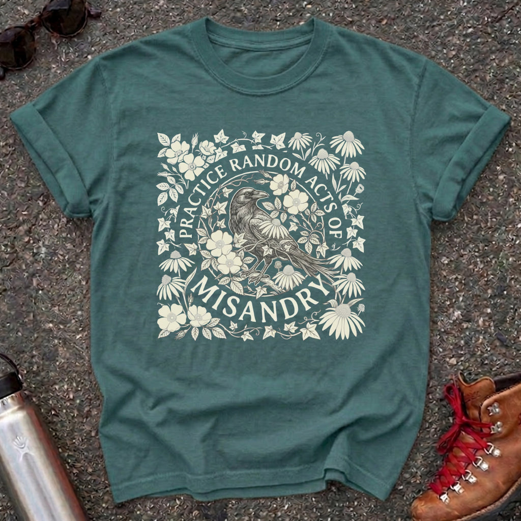 Feminist Crow Misandry Shirt