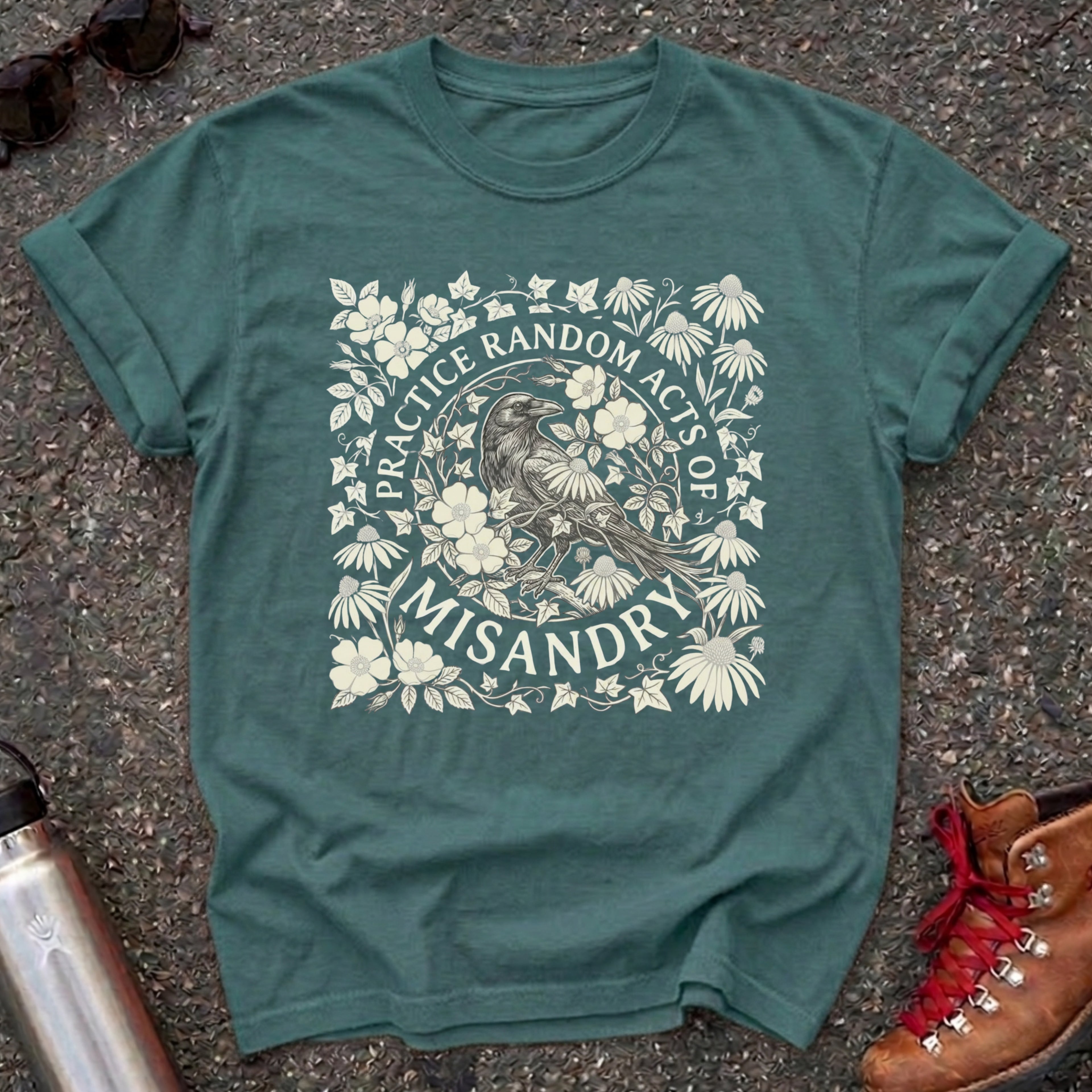 Feminist Crow Misandry Shirt