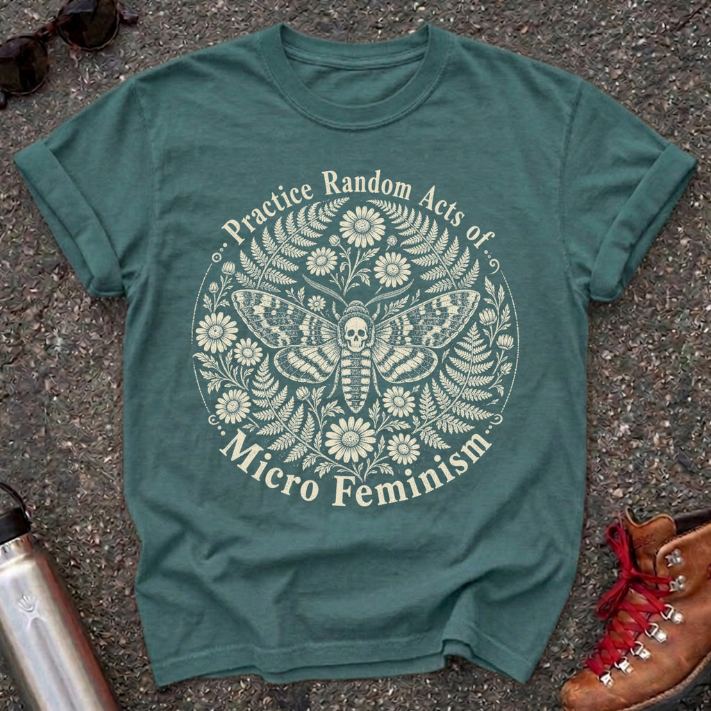 Feminist Death Head Moth Shirt