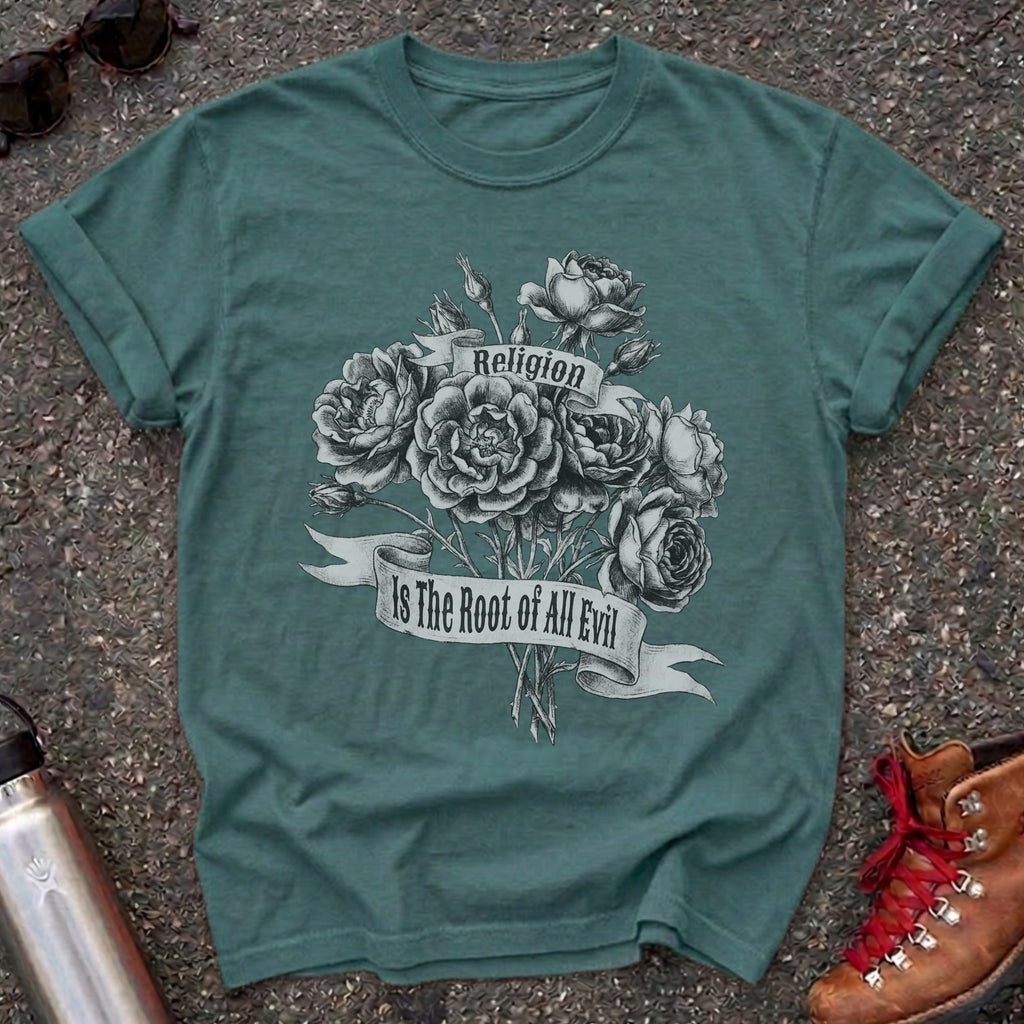 Atheist Rose Graphic Shirt