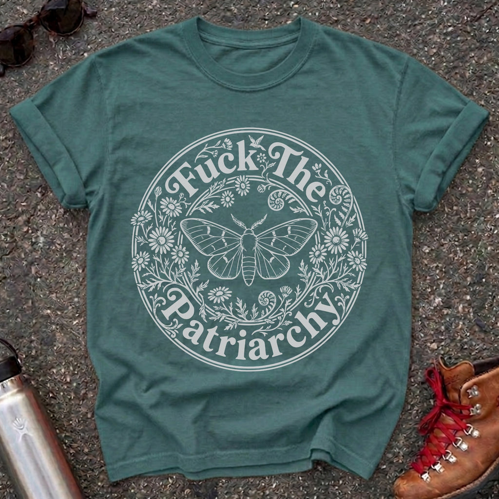 Feminist Moth Botanical Tshirt