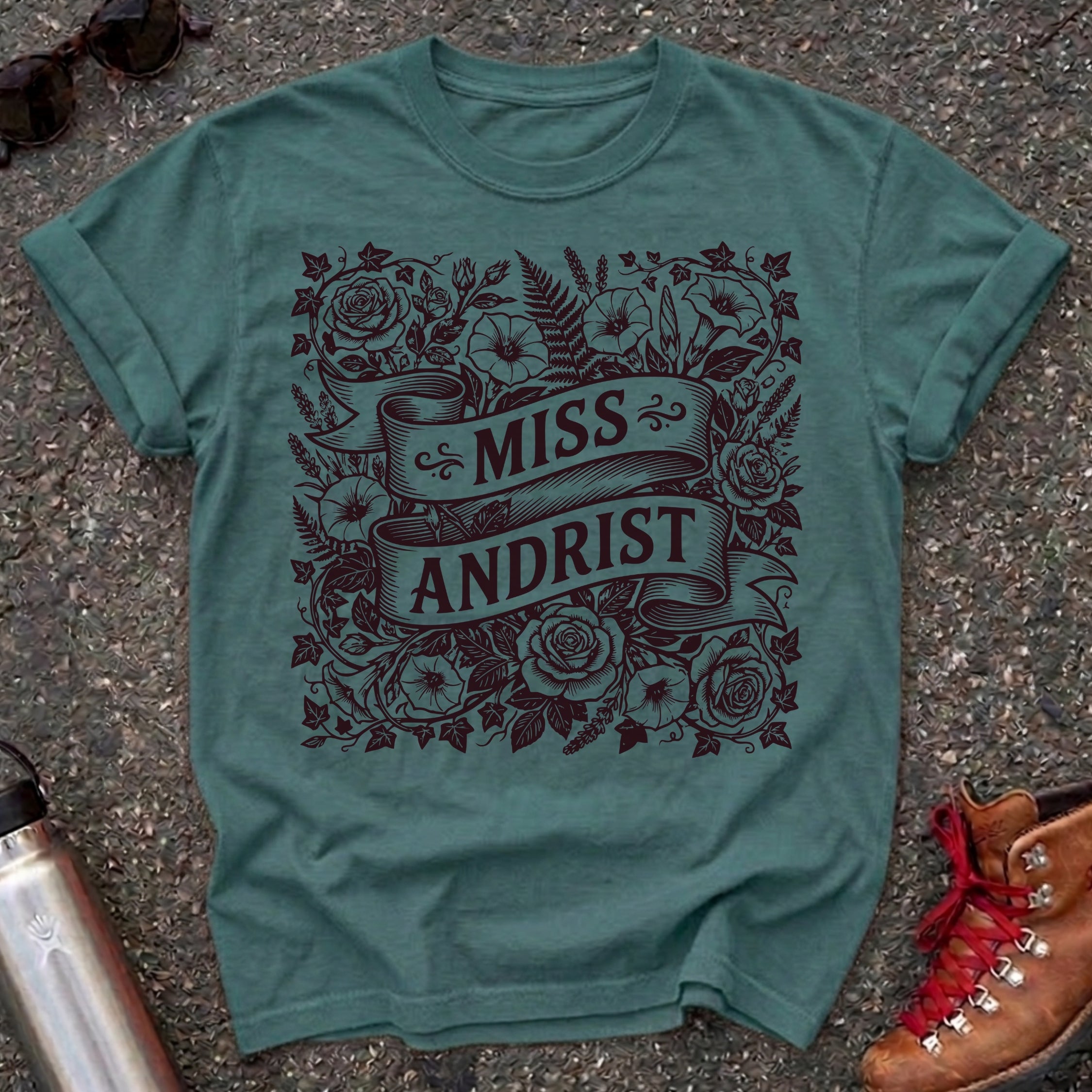 Miss Andrist Feminist Botanical Graphic Tee