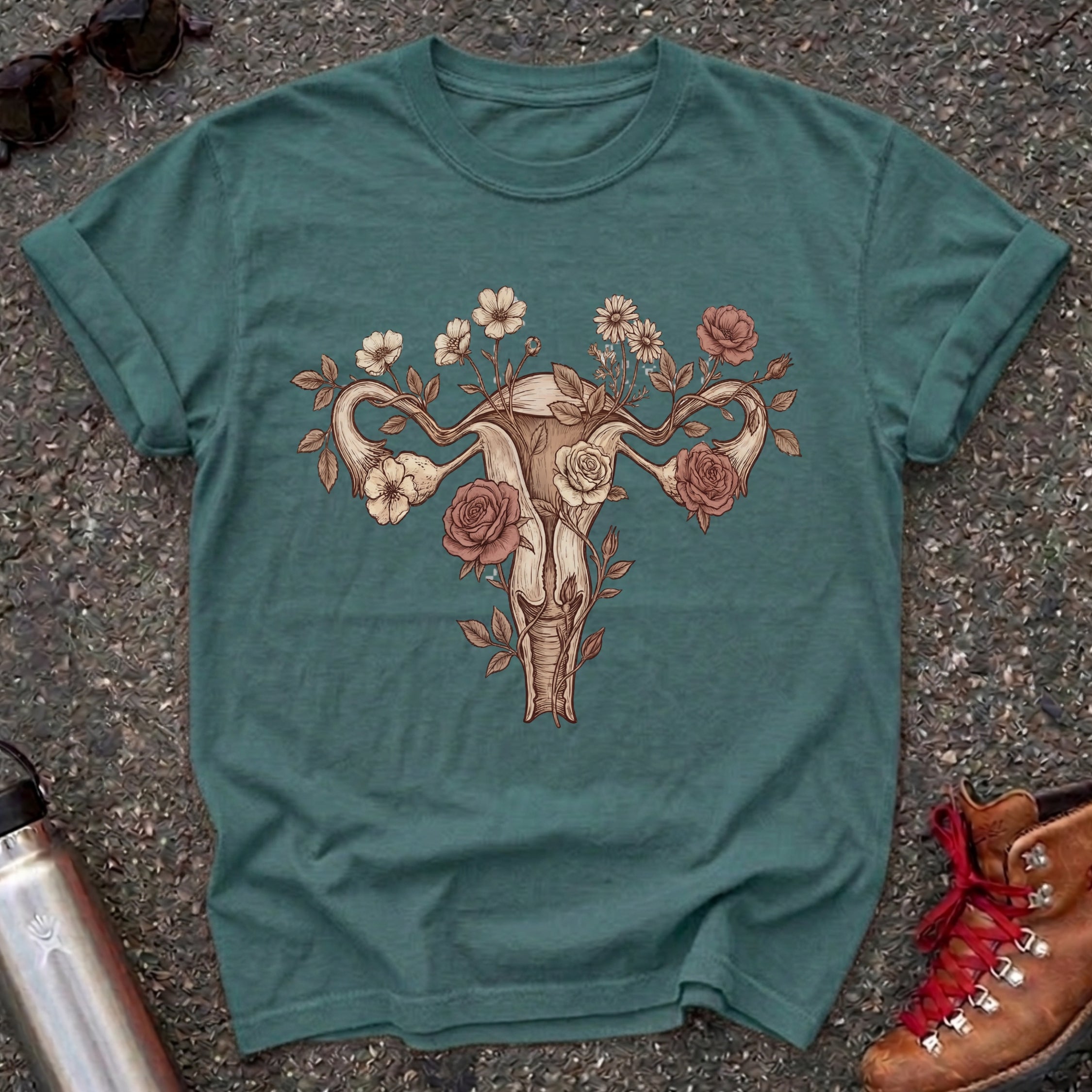 Feminist Botanical Anatomy Shirt