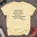 Marriage and Career-Gloria Steinem Quote Shirt