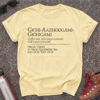 Lake Huron Indigenous Name Shirt