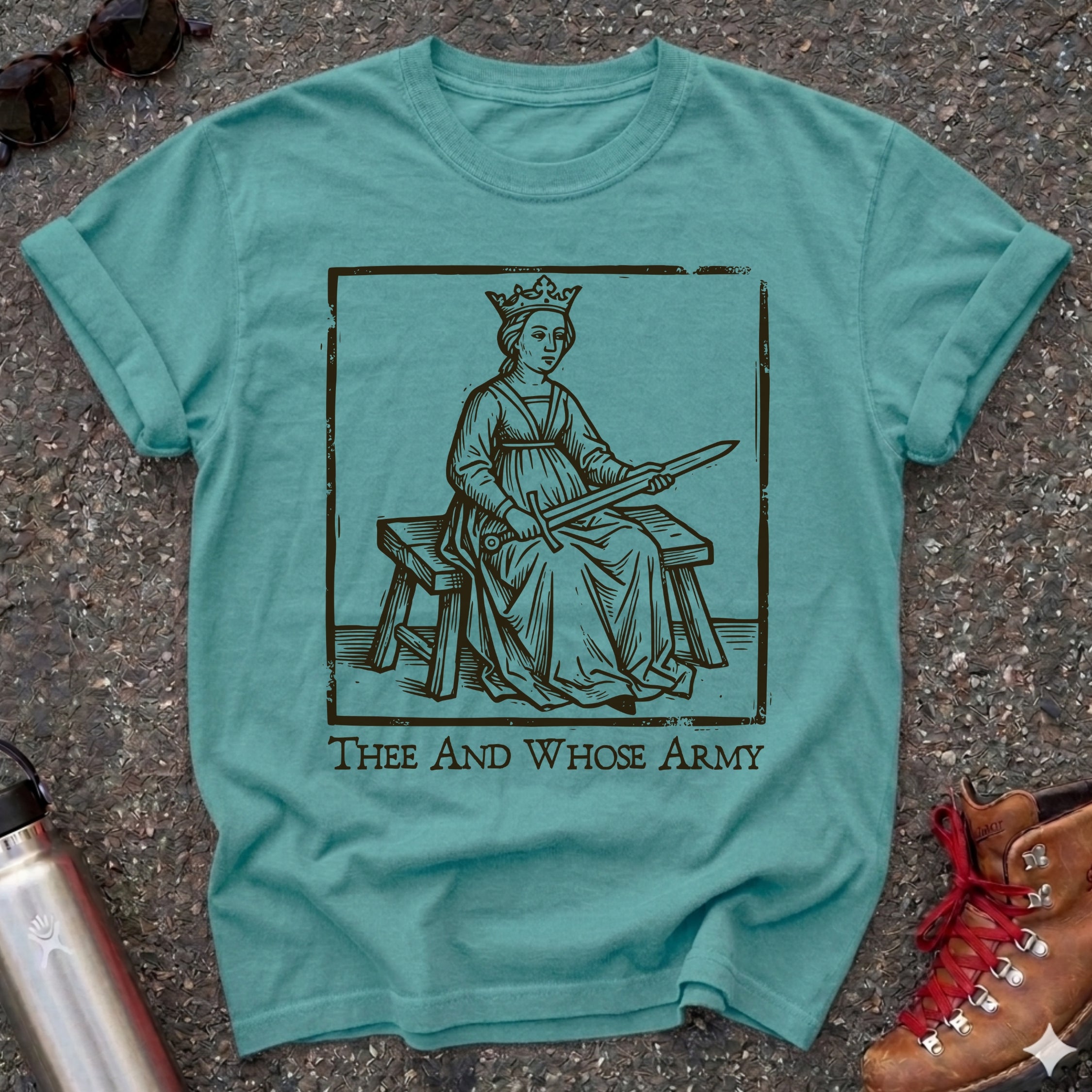Funny Medieval Queen Feminist Shirt