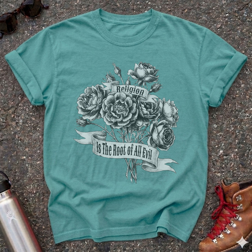 Atheist Rose Graphic Shirt