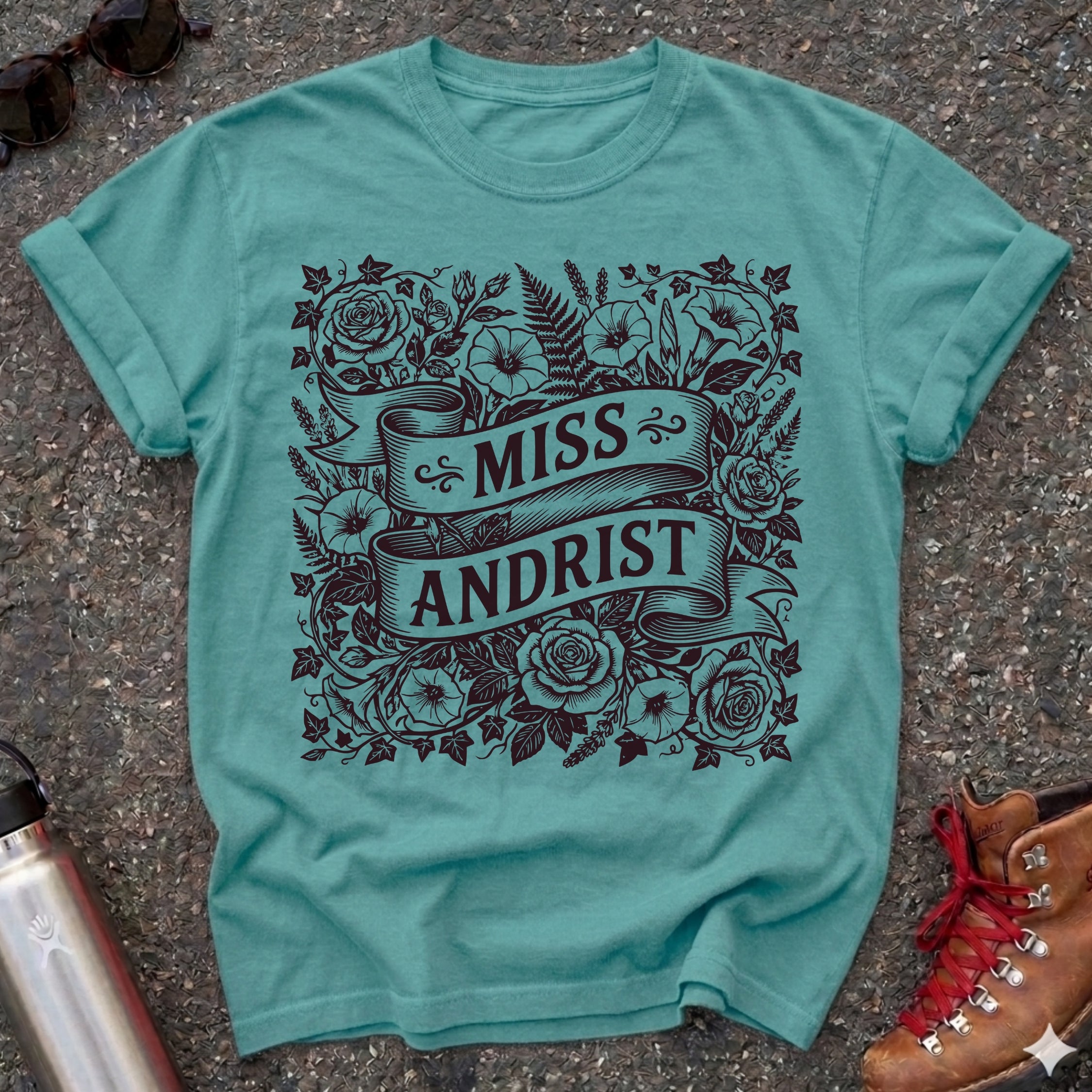 Miss Andrist Feminist Botanical Graphic Tee