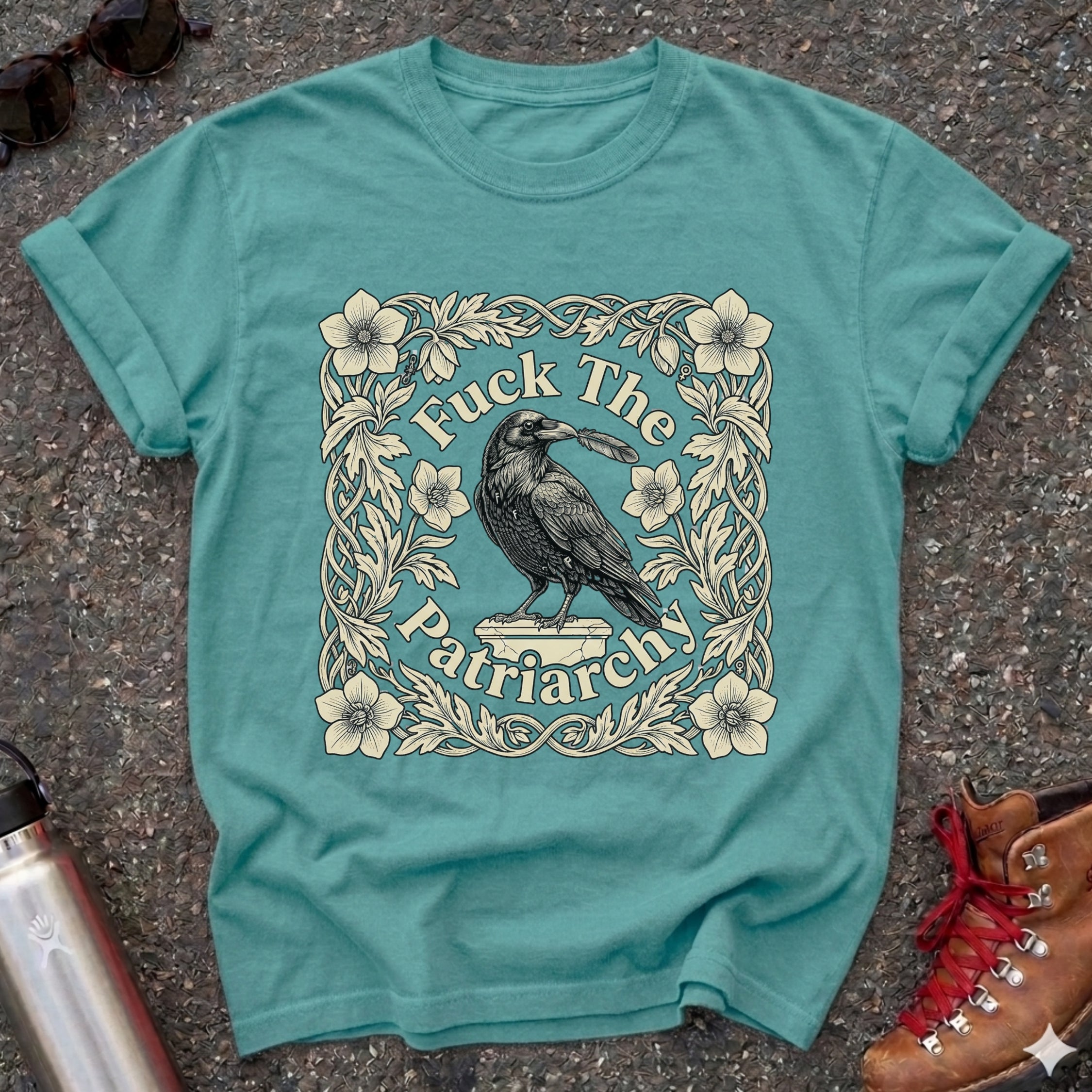 Raven Feminist Graphic Tshirt